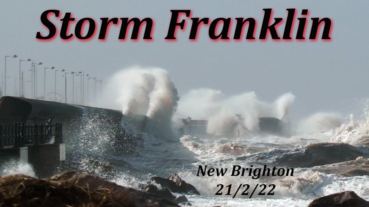Storm Franklin hits New Brighton