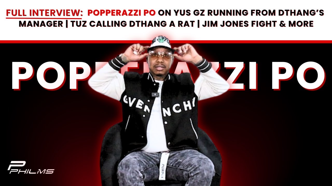 Popperazzi Po On Yus Gz Running From DThang Manager | Tuz Calling DThang A Rat | Jim Jones Fight