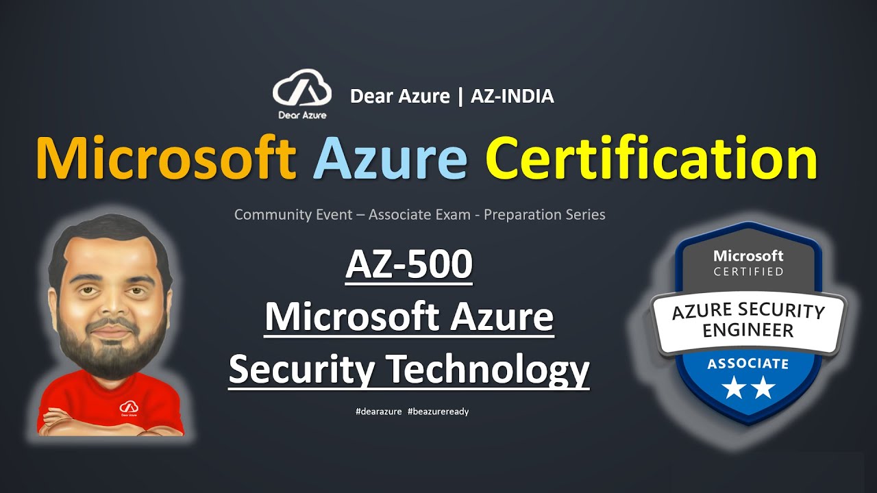 AZ-500 Certification Exam Preparation Workshop | Azure Security Technology Associate Exam Study Path