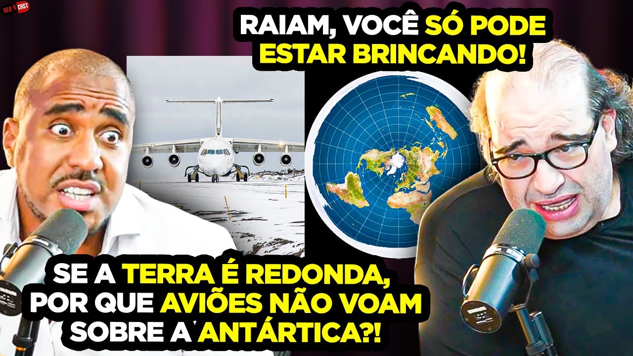 RAIAM TENTA DEFENDER A TERRA PLANA E É JANTADO PELO SACANI!