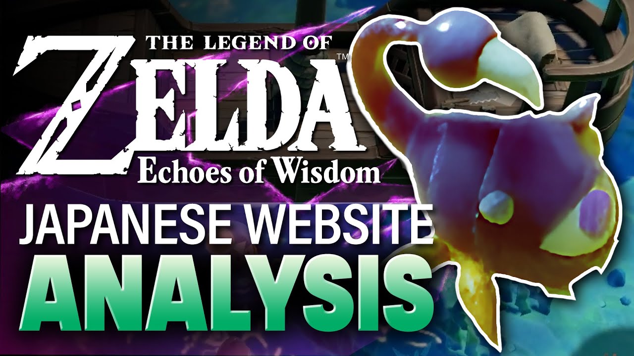 Zelda: Echoes of Wisdom – Анализ японского веб-сайта