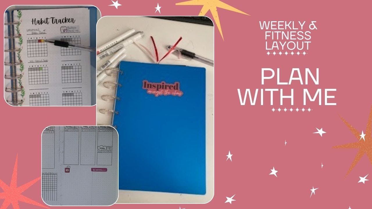 Plan with me - fitness and weekly