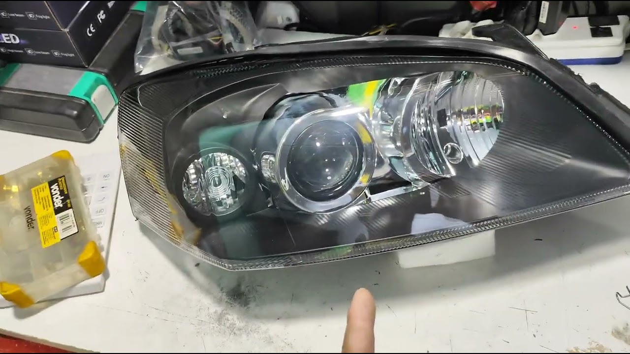 farol astra com projetor biled, ficou show !