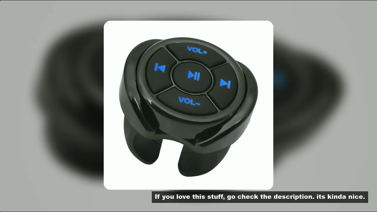 Wireless Media Bluetooth-compatible Button Remote Controller Car Motorcycle Steering Wheel MP3 Music