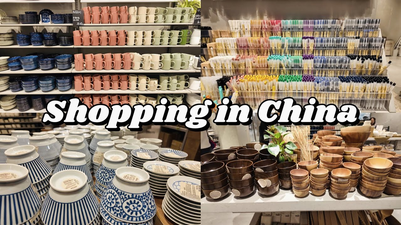Shopping in China☕Shopping at Muji store with prices