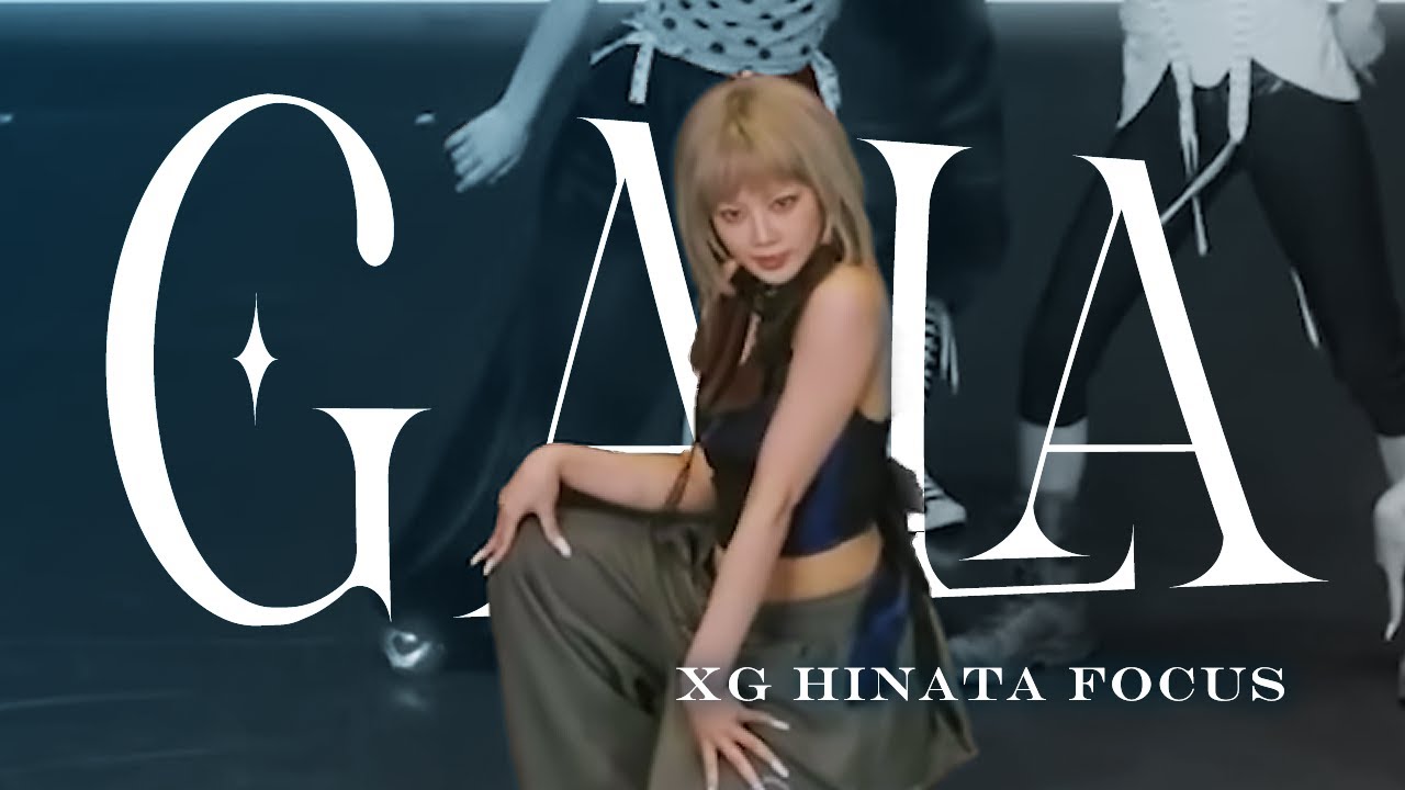 [4K]XG HINATA - GALA fancam (Dance Practice Fix ver.)