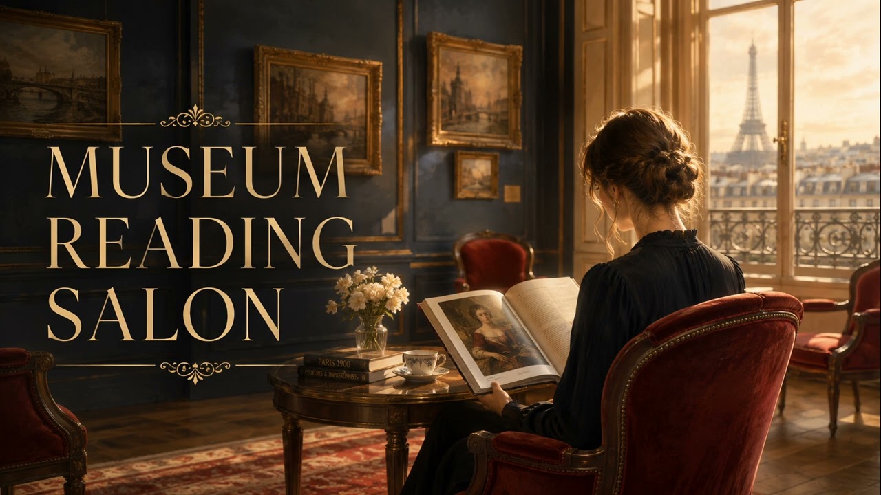 Reading in a Paris Museum Salon | Calm Classical Piano for Focus