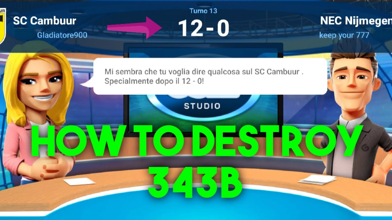 HOW TO DESTROY 343B (OSM 2023)