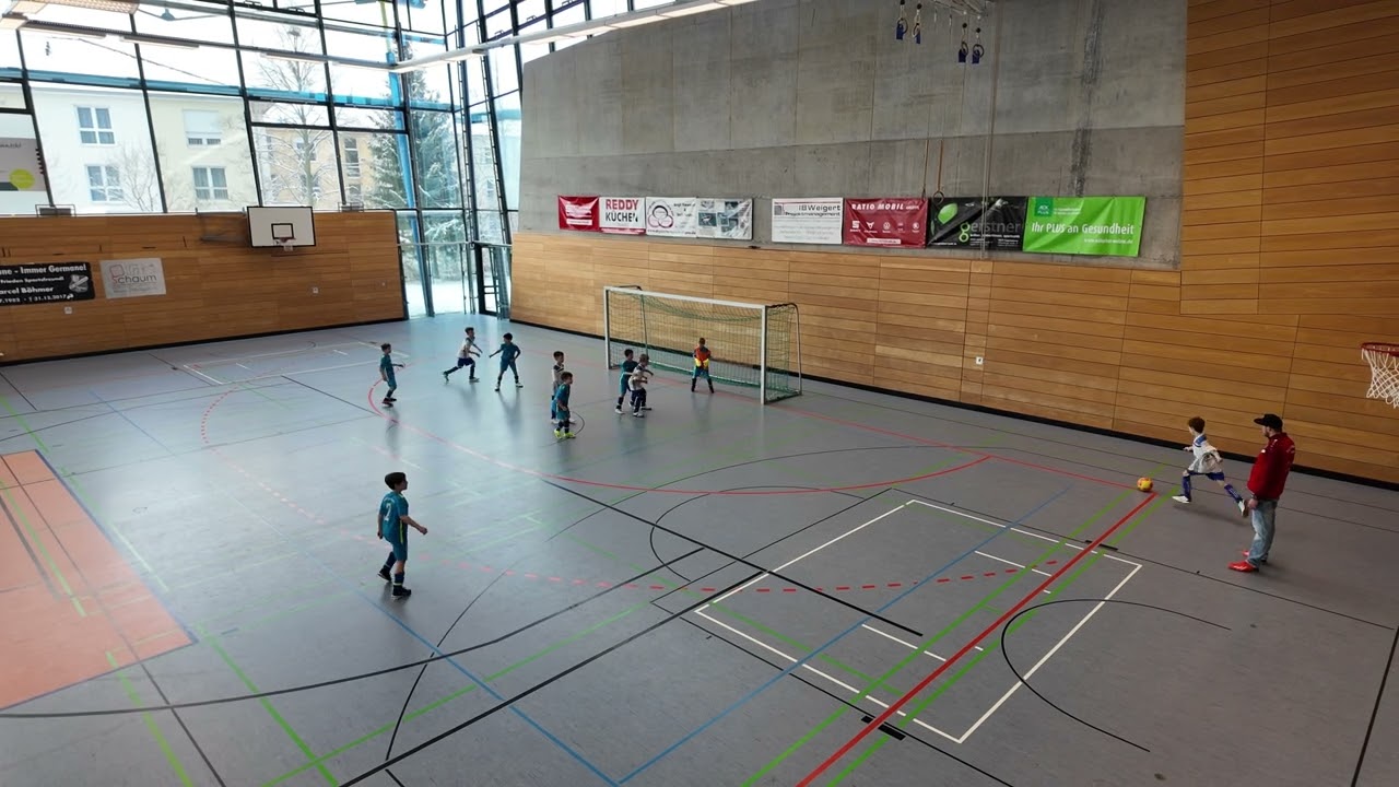 Hallenturnier des SV Germania Gornau in SpG mit dem FV Amtsberg F-Jugend