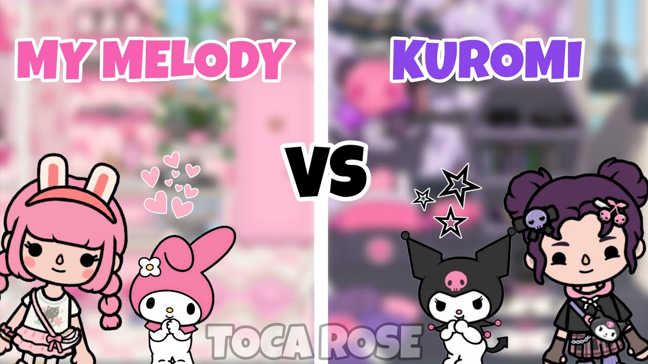 MY MELODY🩷 VS KUROMI💜 TOCA BOCA CUTE APARTMENT | WHO WILL WIN? 
