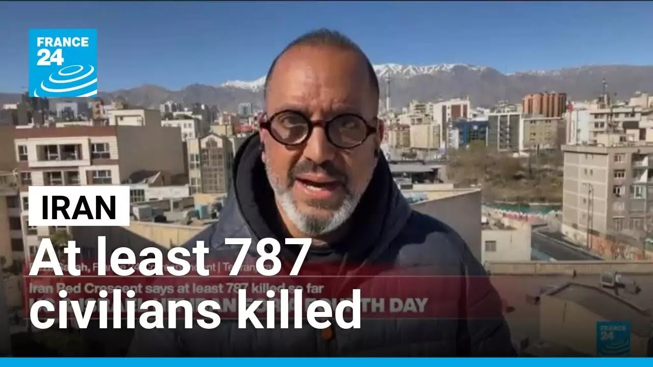 US & Israel hit Iran for a fourth day, at least 787 civilians killed • FRANCE 24 English