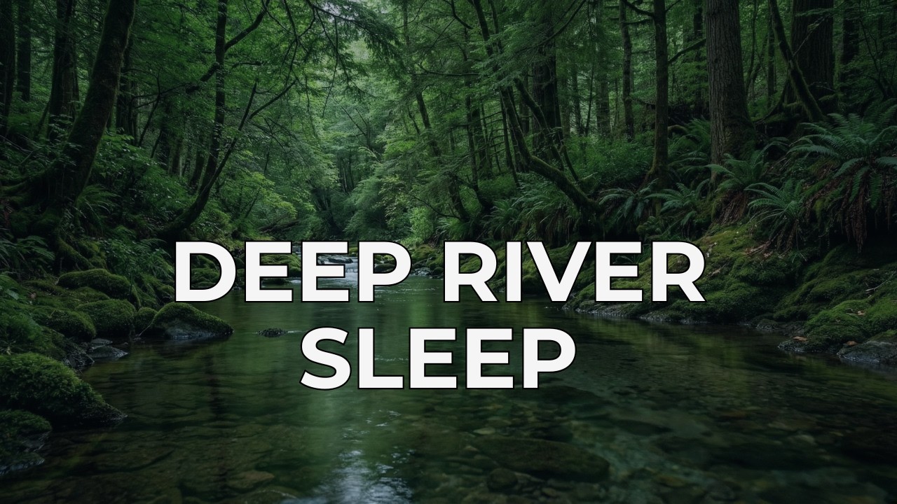 Mountain Stream Deep Sleep 🌿💧 Live 24/7 | Fast Flowing River Sounds for Deep Sleep & Relaxation