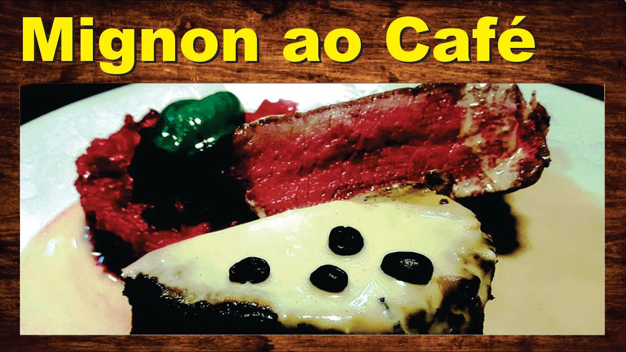 FILÉ MIGNON AO MOLHO DE CAFÉ Torne-se um verdadeiro masterchef perante familiares e amigos! #aula2