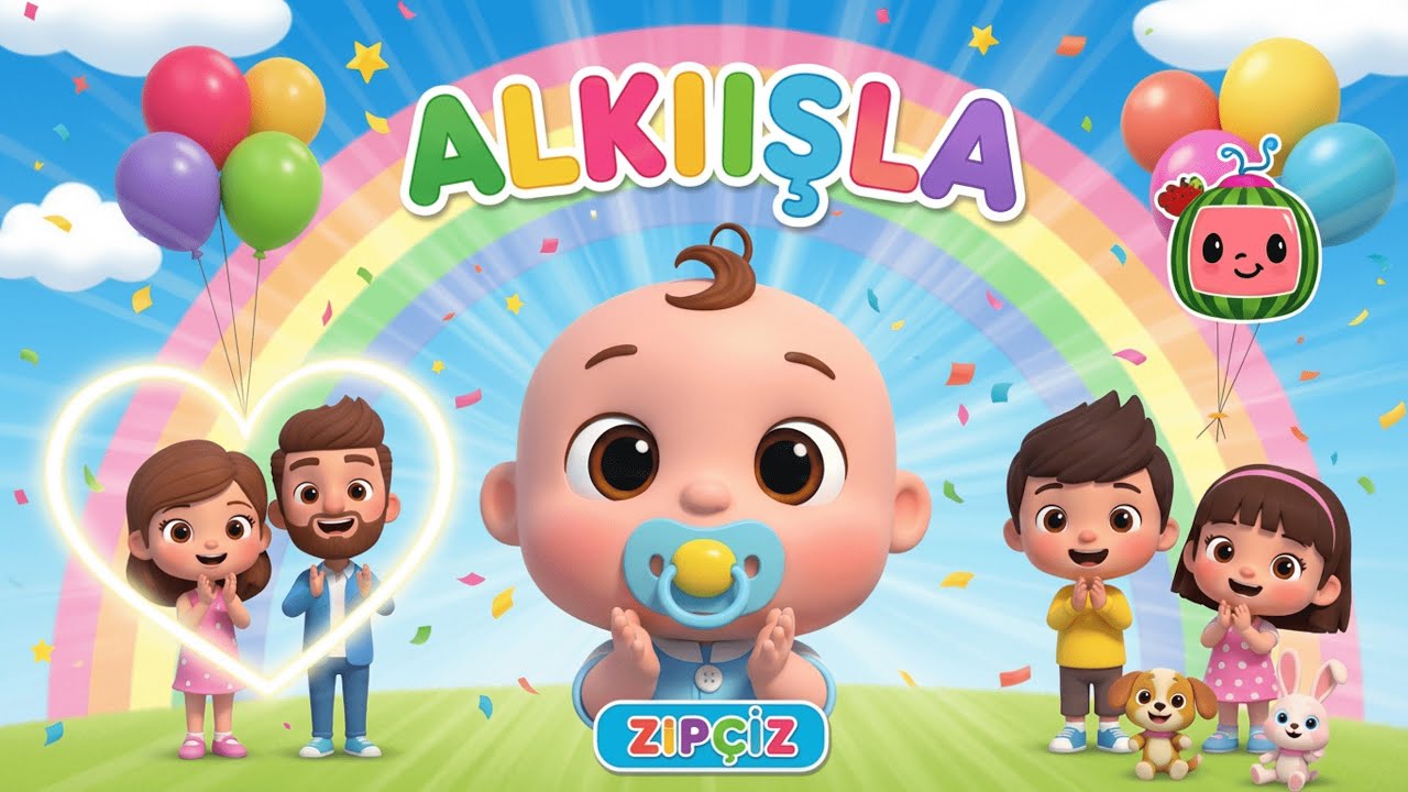 Anneni Babanı Seviyorsan Alkışla! 👏 | En Yeni Aile Şarkısı | ZIPÇİZ Çocuk Şarkıları