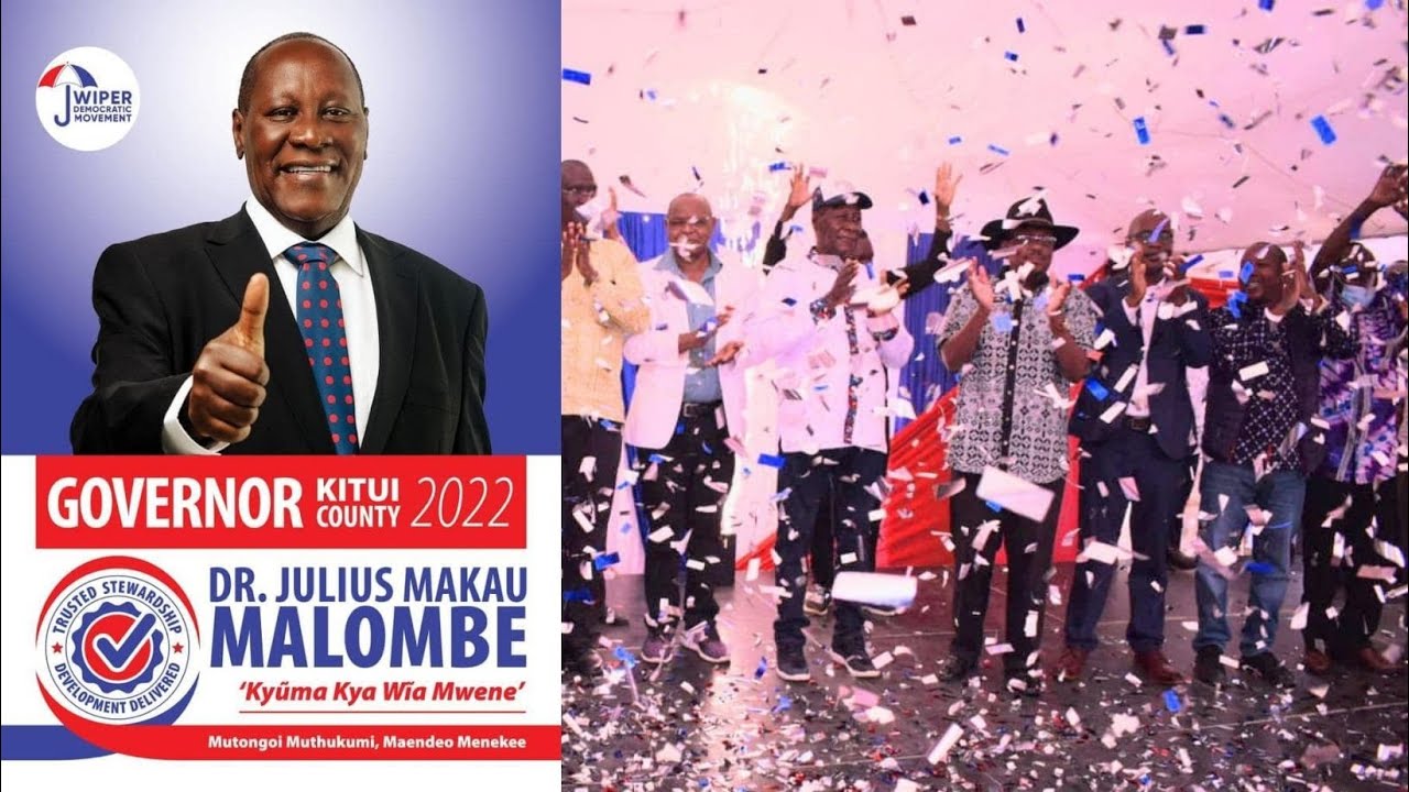 FORMER KITUI GOVERNOR JULIUS MALOMBE COLOURFULLY LAUNCHES HIS GUBERNATORIAL BID!!