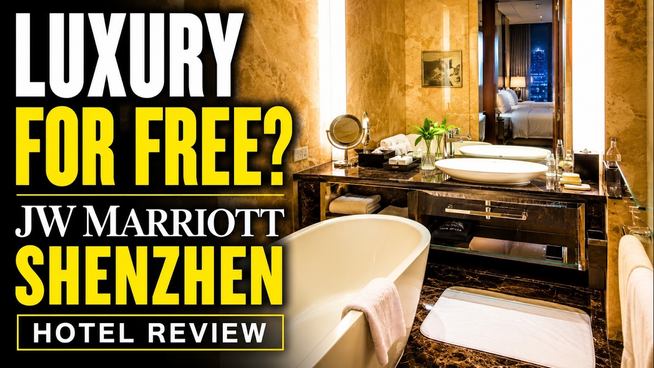 Luxurious JW Marriott Hotel Shenzhen, China