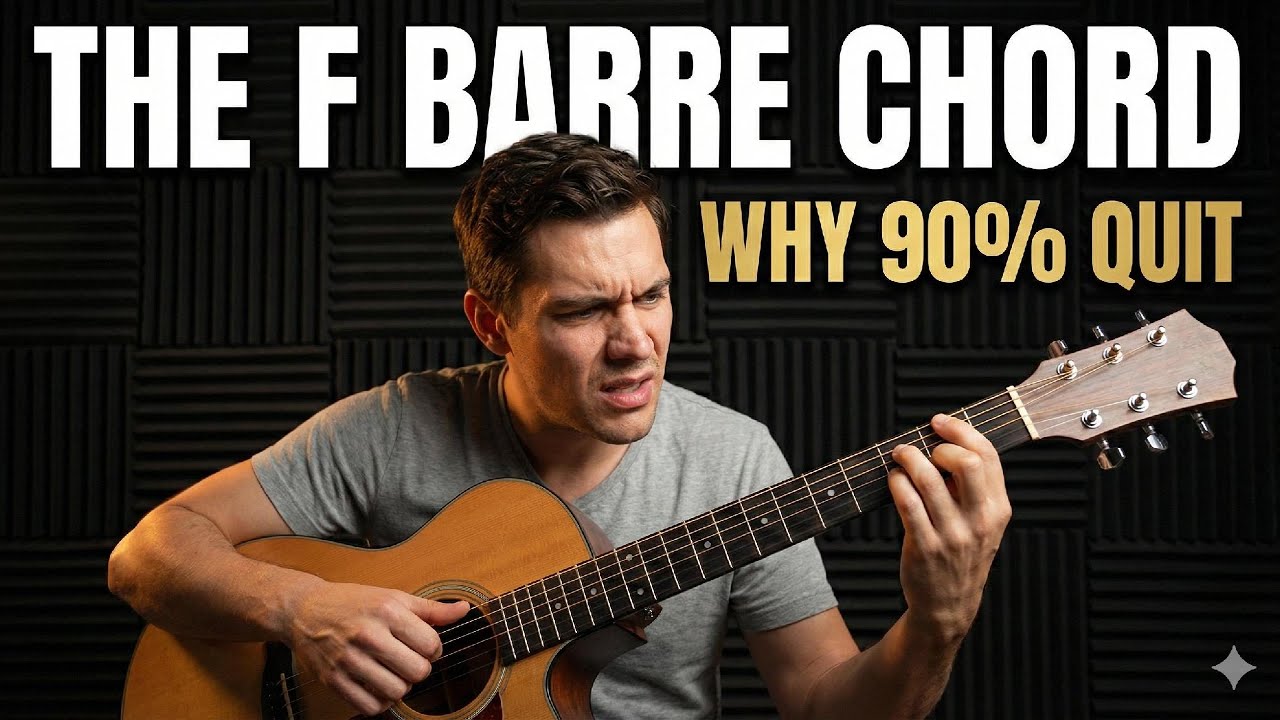 The F Chord | Why 90% of Beginners Quit Here | Day 25