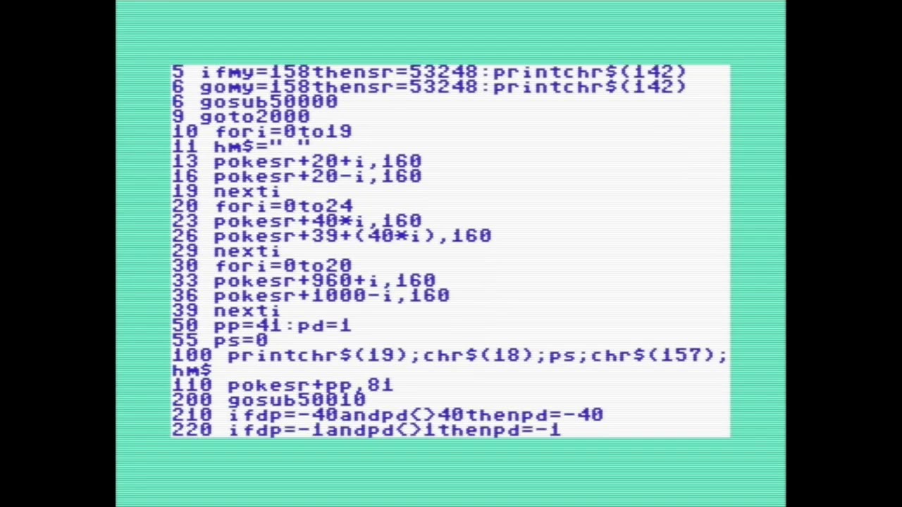 Will the "Schlangenwurm" source code run on an emulated Commodore CBM 510?