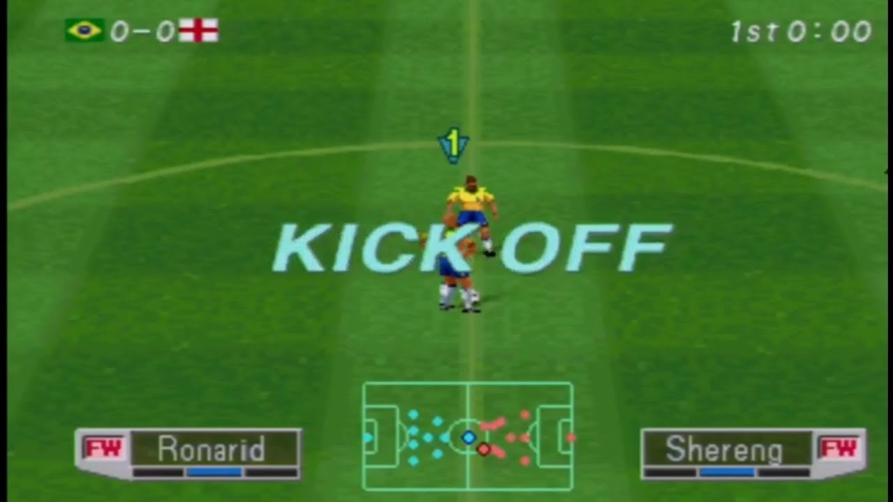 International Superstar Soccer Pro 98 -- Gameplay (PS1)