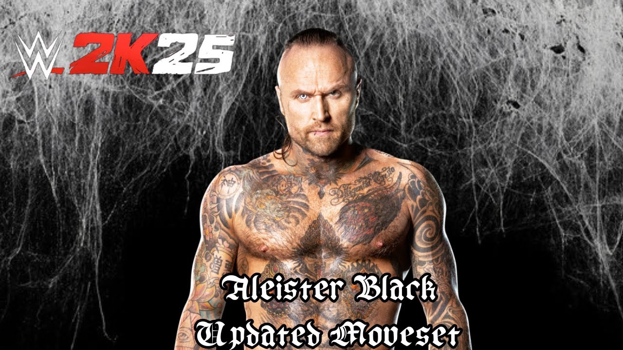 WWE 2K25 Aleister Black Updated Moveset (read description)