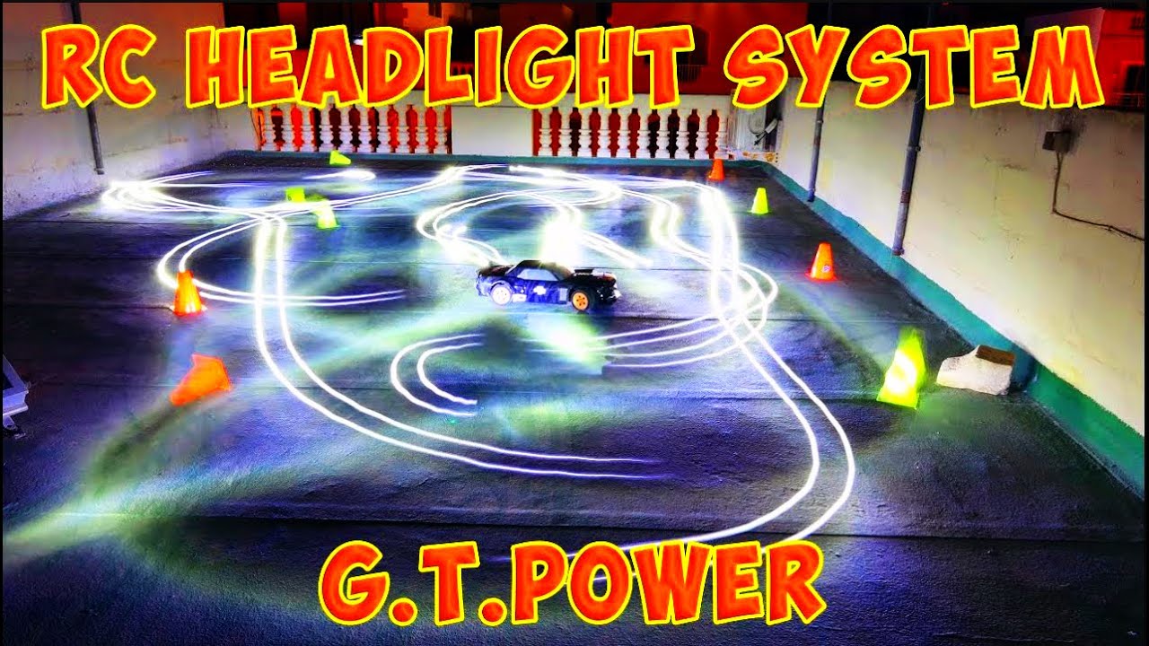 GT Power High powered Headlight system [ 2s 7.4v RC Car, Crawler ]
