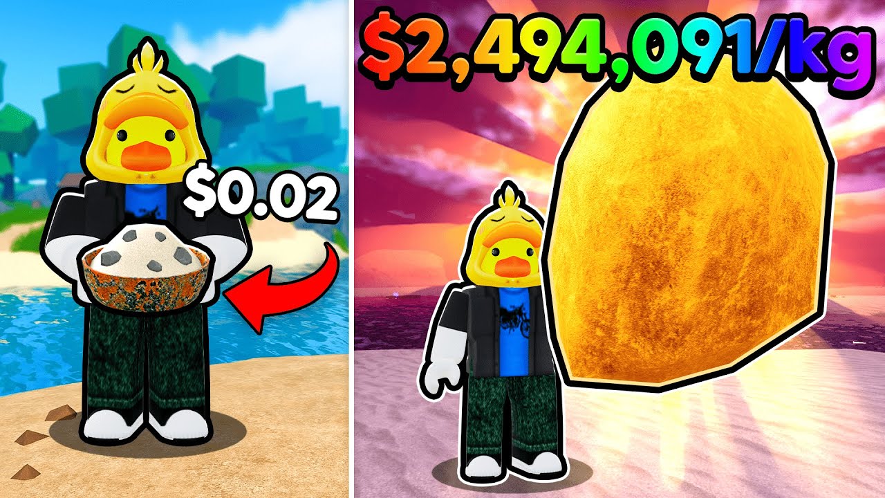 I Went Digging For GOLD and made MILLIONS in Roblox Prospecting!