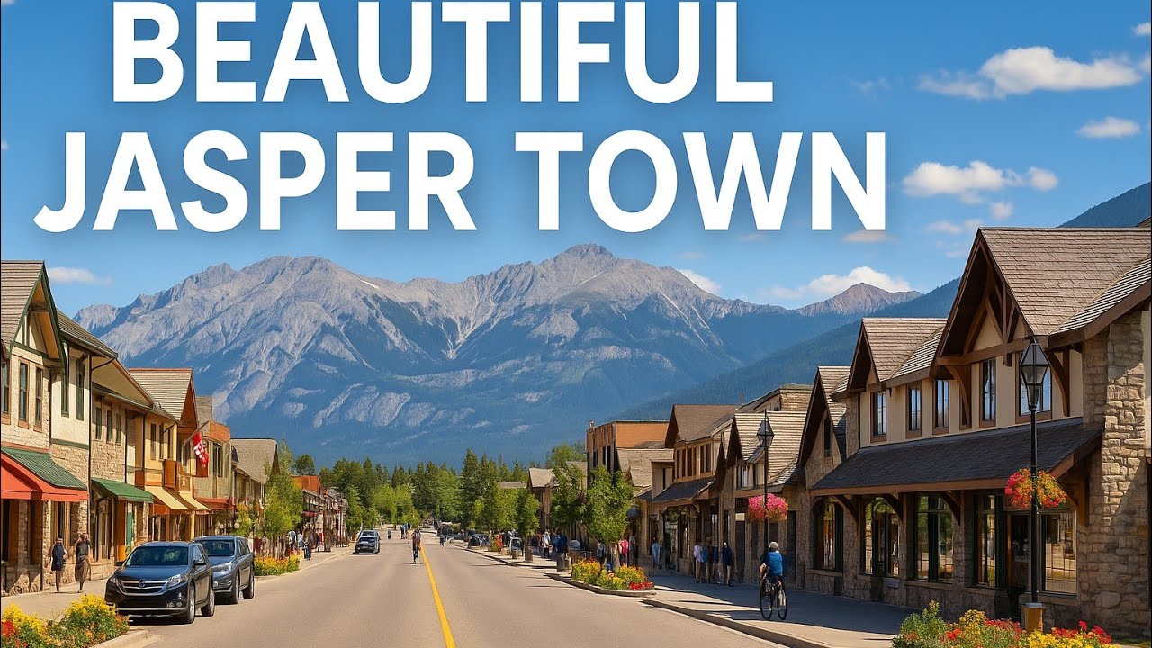 JASPER DOWNTOWN | Beautifull jasper walk tour in downtown | JASPER IN SUMMER