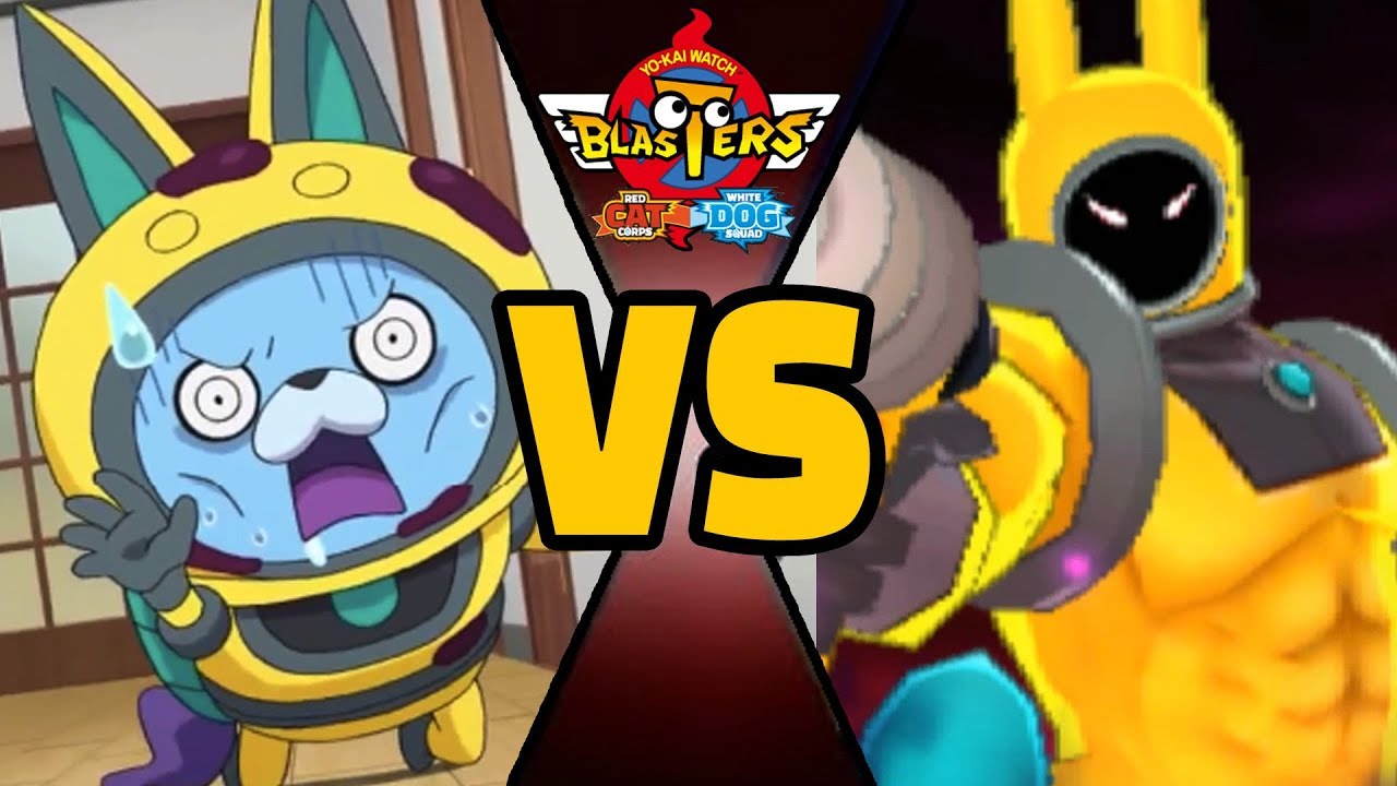 USAPYON vs ULTRA CAPTAIN THUNDER in Yo-kai Watch Blasters (Theme Team)