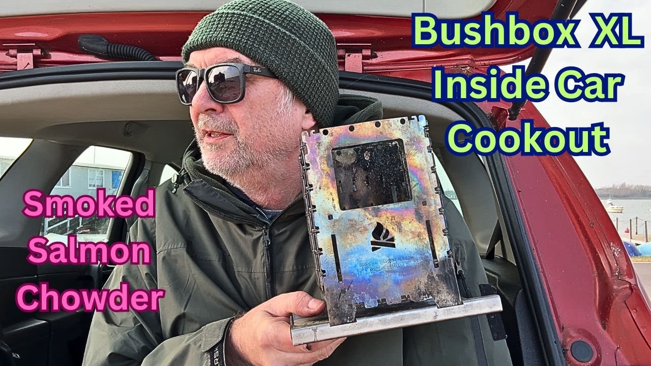 Bushbox XL Inside Car Cookout | Smoked Salmon Chowder