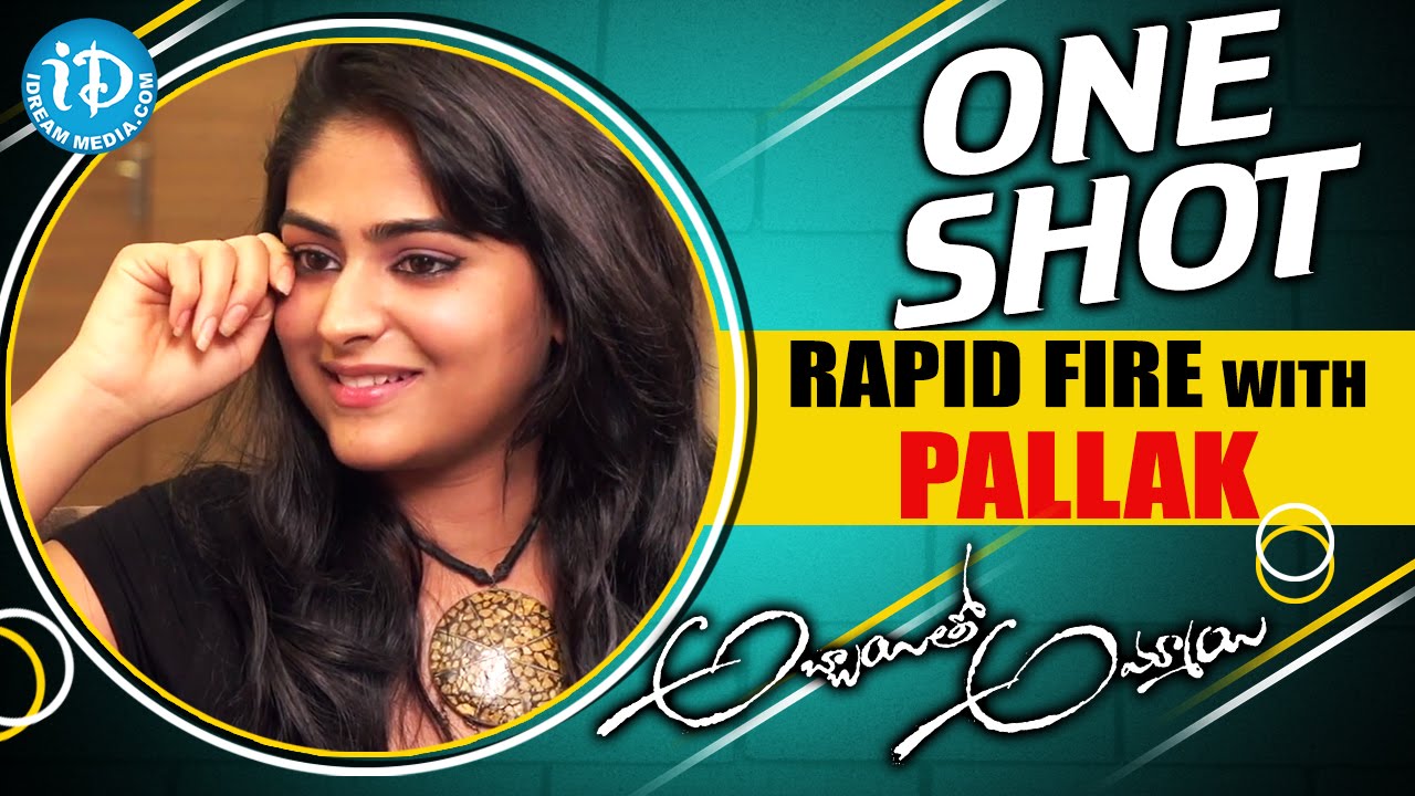 One Shot || Rapid Fire With Actress Pallak Lalwani || Talking Movies with iDream