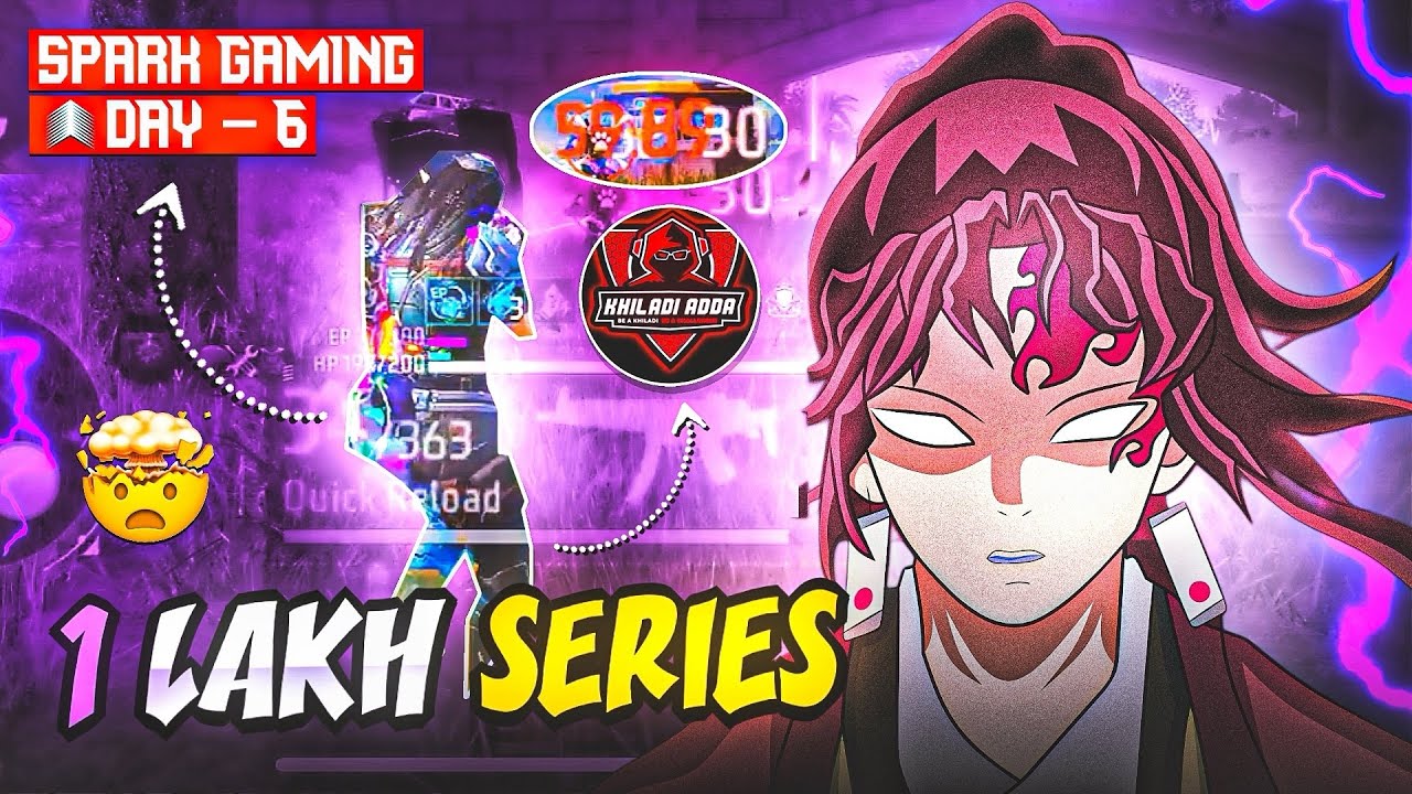 Day #6 Of Earning 1 Lakh Rupees 💪||Grinding Everyday 🥵|| Ff Solo Tournament Gameplay ☠️