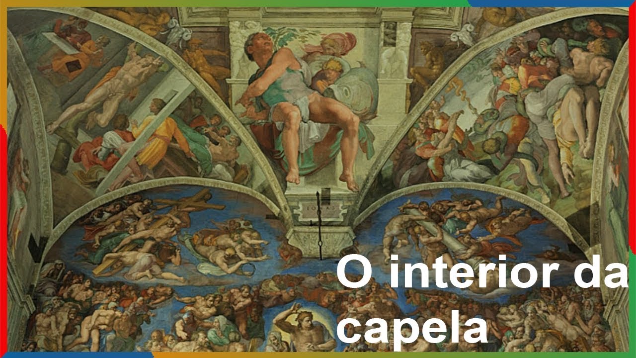 NO INTERIOR DA CAPELA SISTINA.