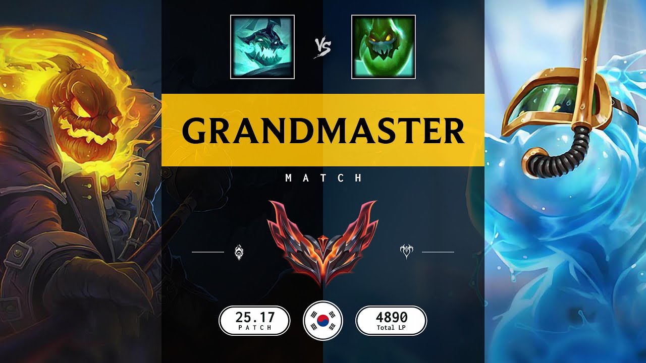 Grandmaster Match: Super Hecarim vs Super Zac - KR server Patch 25.17
