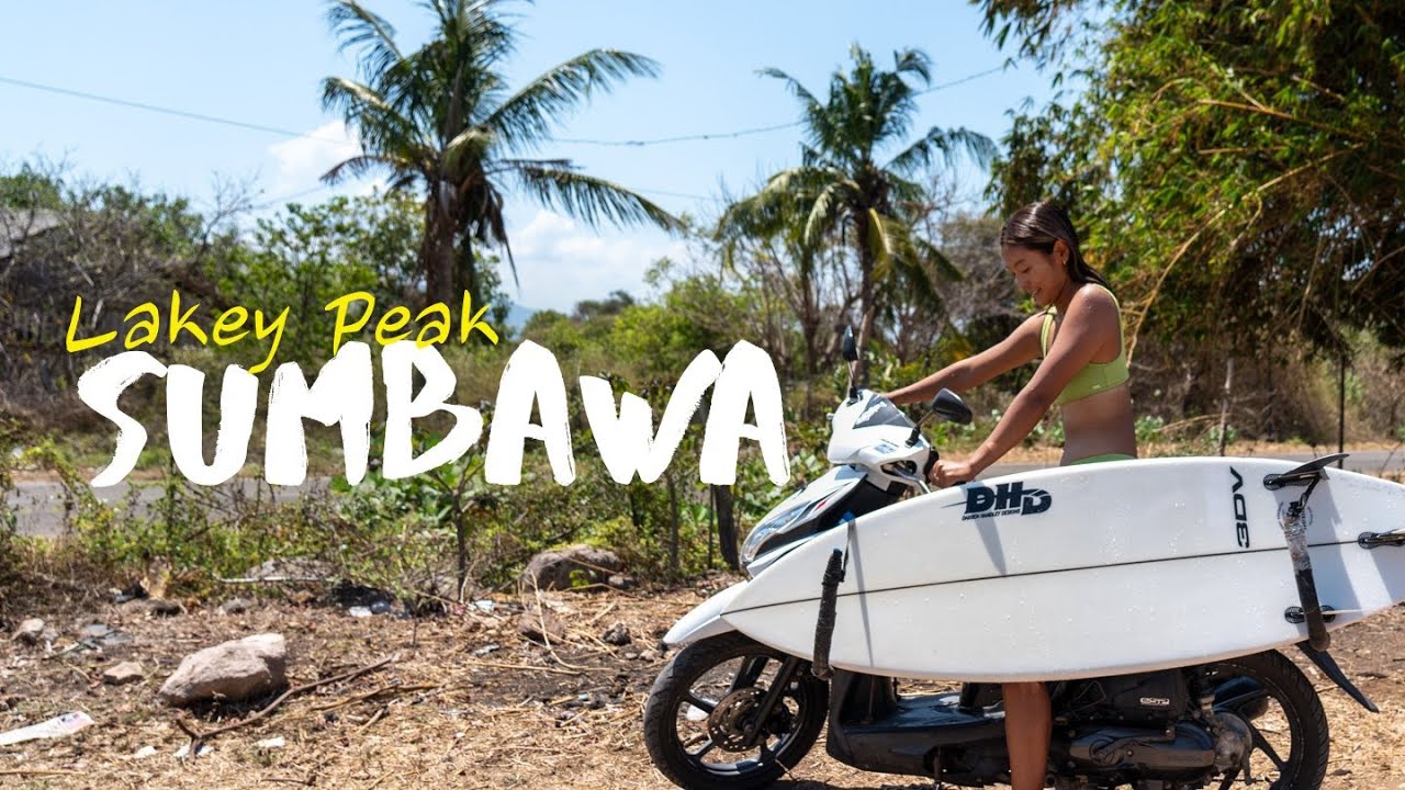 【インドネシアの秘境】サーファーの天国に辿り着いてしまった女子サーファー。sumbawa