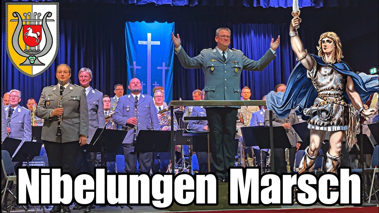 Nibelungen Marsch - Heeresmusikkorps Hannover - Bundeswehr Benefizkonzert Walsrode 05.09.2023