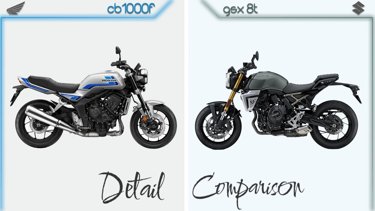Honda CB1000F против Suzuki GSX-8T | Сравнение мощности, производительности и цены | Bike Informer