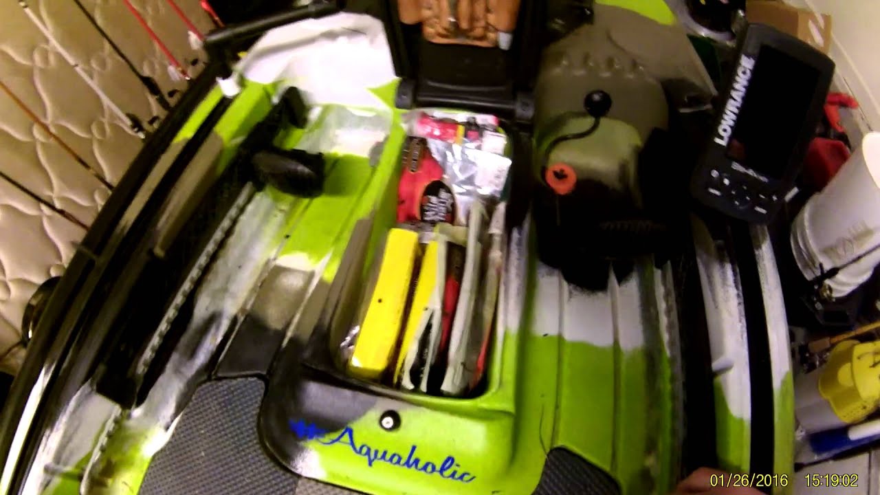 Kayak Fishing setup FeelFree Lure.