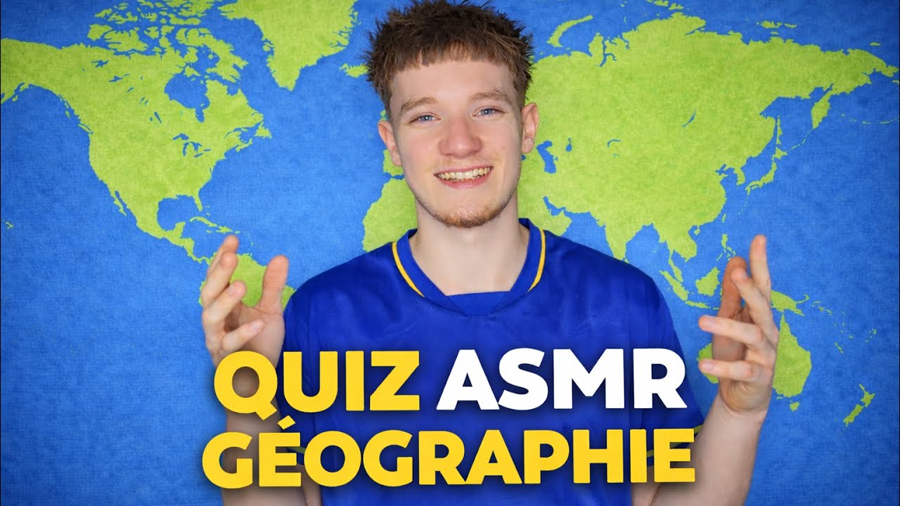 ASMR Quiz Géographie | 30 questions pour s’endormir 😴 #2 