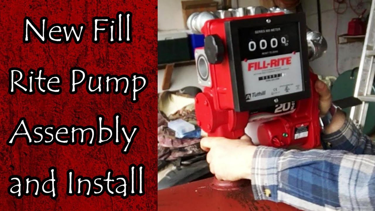 New Fill Rite Pump Assembly and Install