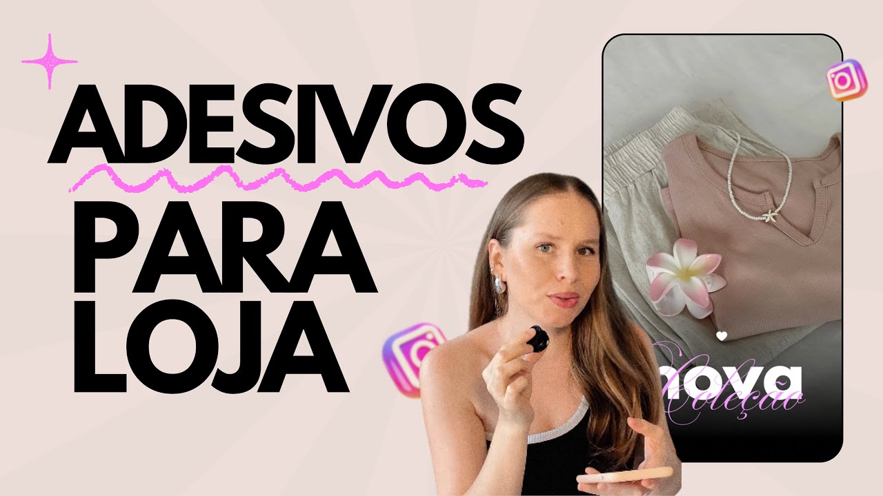 👉 Como Fazer Adesivos para Stories de Loja de Roupas (Passo a Passo no Canva)