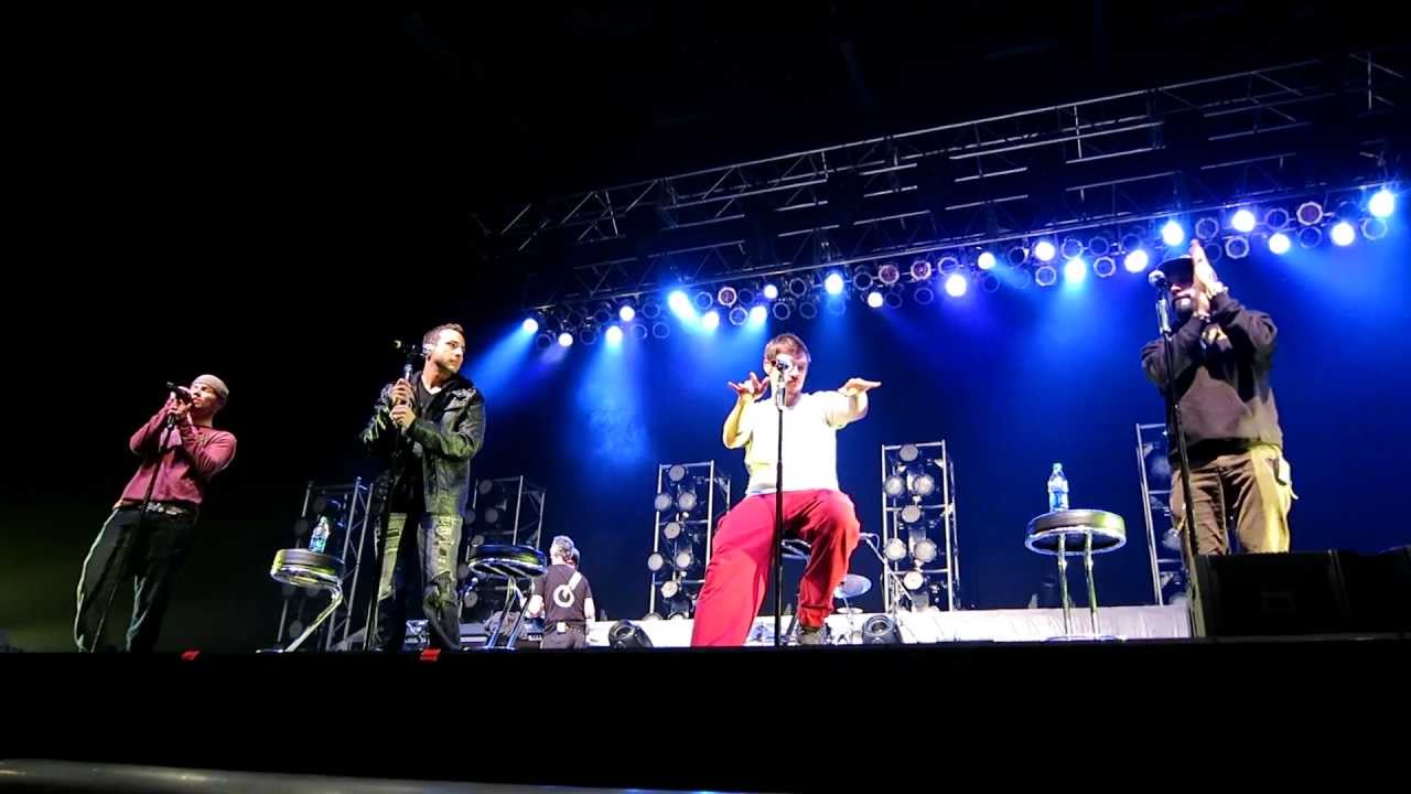 Backstreet Boys NYE Soundcheck Party (1 of 6) -- I Still -- Nick on drums