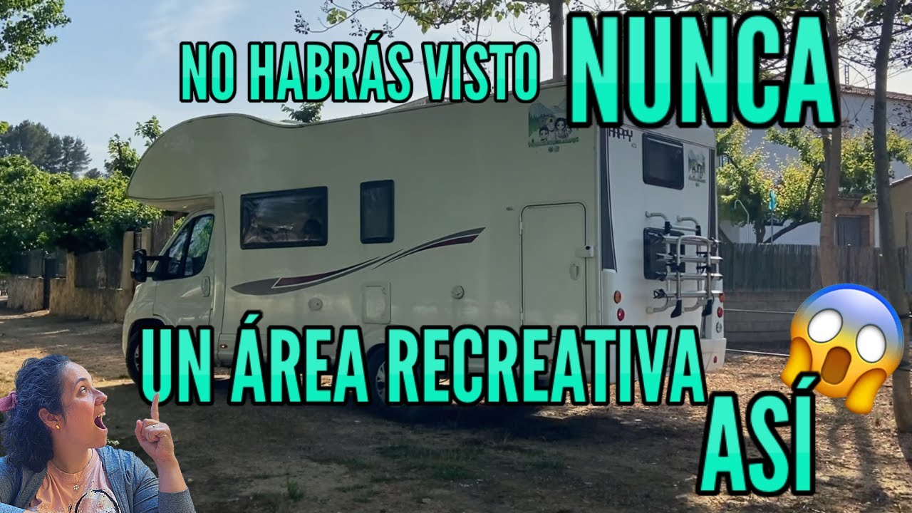 ¿ESTO QUÉ ES? 😯 Área recreativa Playamonte de Navarrés en AUTOCARAVANA 🚍 Valencia