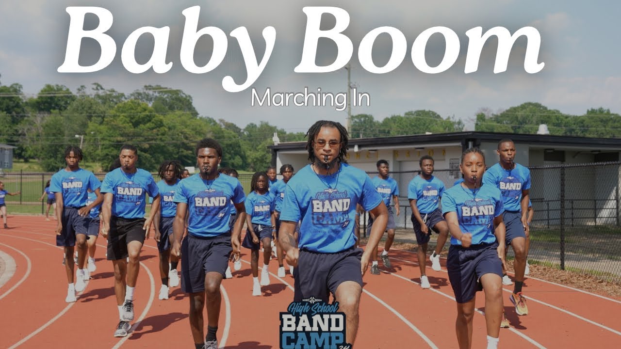 Baby Boom- Marching In | Jackson State University High School Band Camp 2024