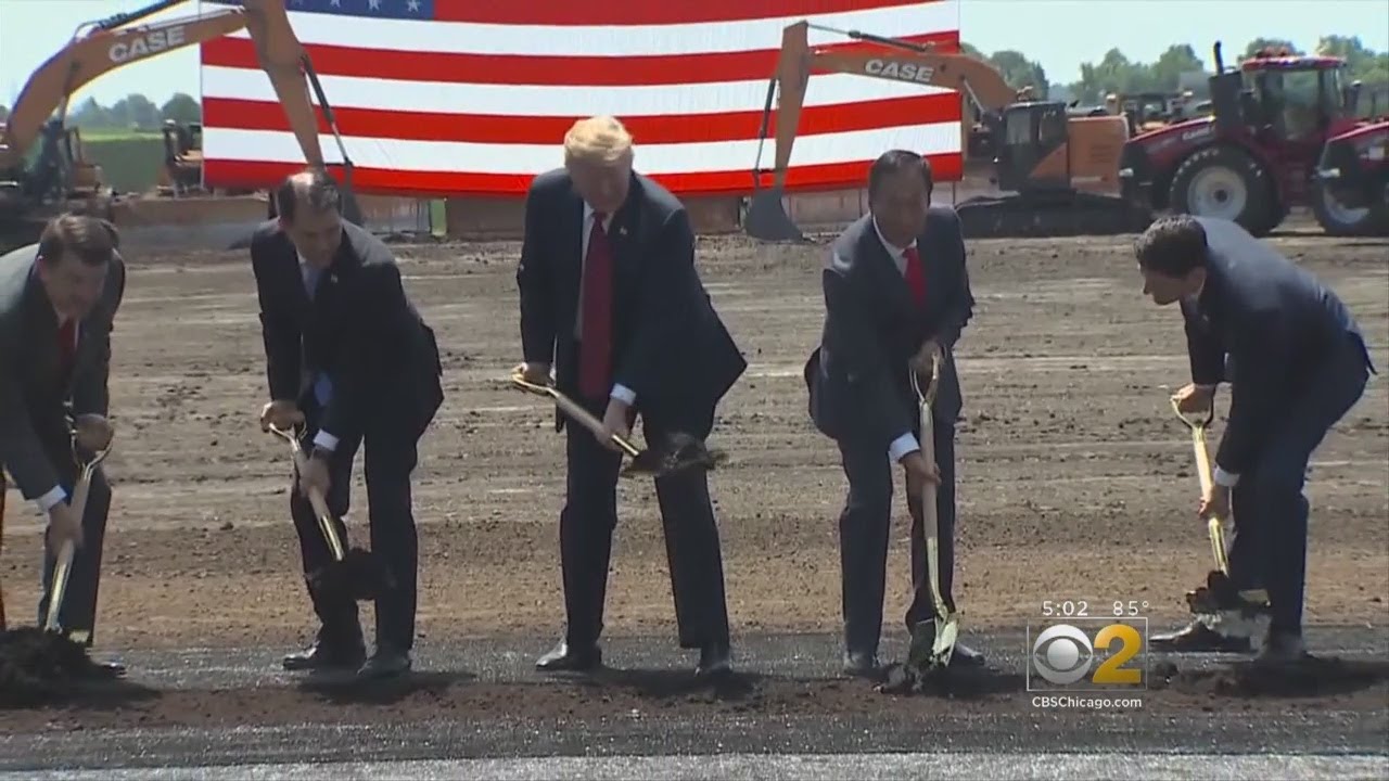 Trump Takes Credit For Foxconn Facility