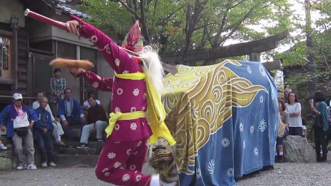 藤白の獅子舞＿和歌山県海南市藤白神社 2012年10月7日
