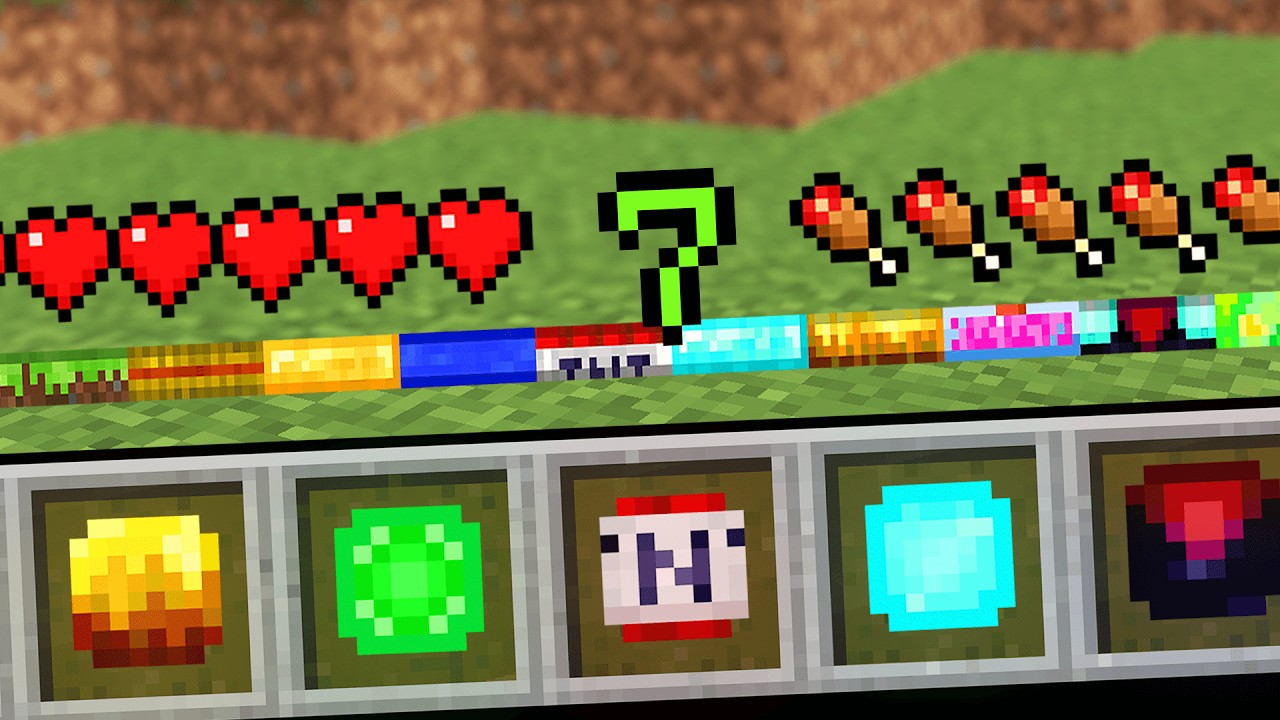 Minecraft but there are Custom XP Orbs