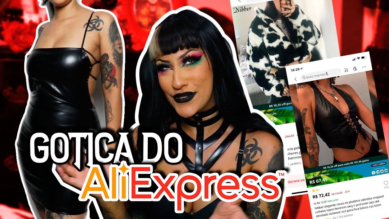 GÓTICA DA CHINA: RECEBIDÃO DE LOOKS GÓTICOS DO ALIEXPRESS + militando sobre Fast Fashion