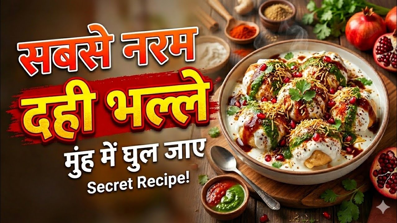 Holi special dahi bhalle