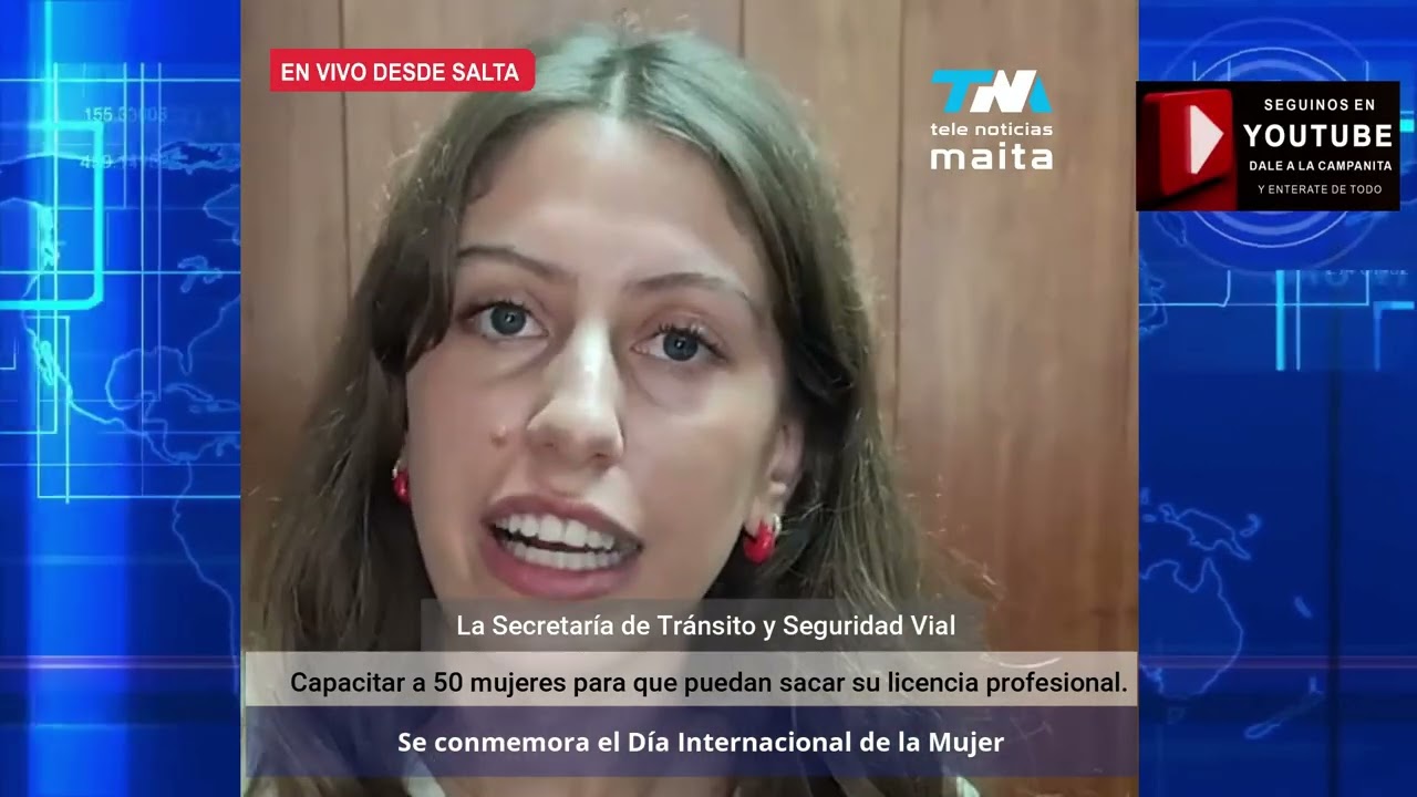 Capacitará a 50 mujeres para que puedan sacar su licencia profesional
