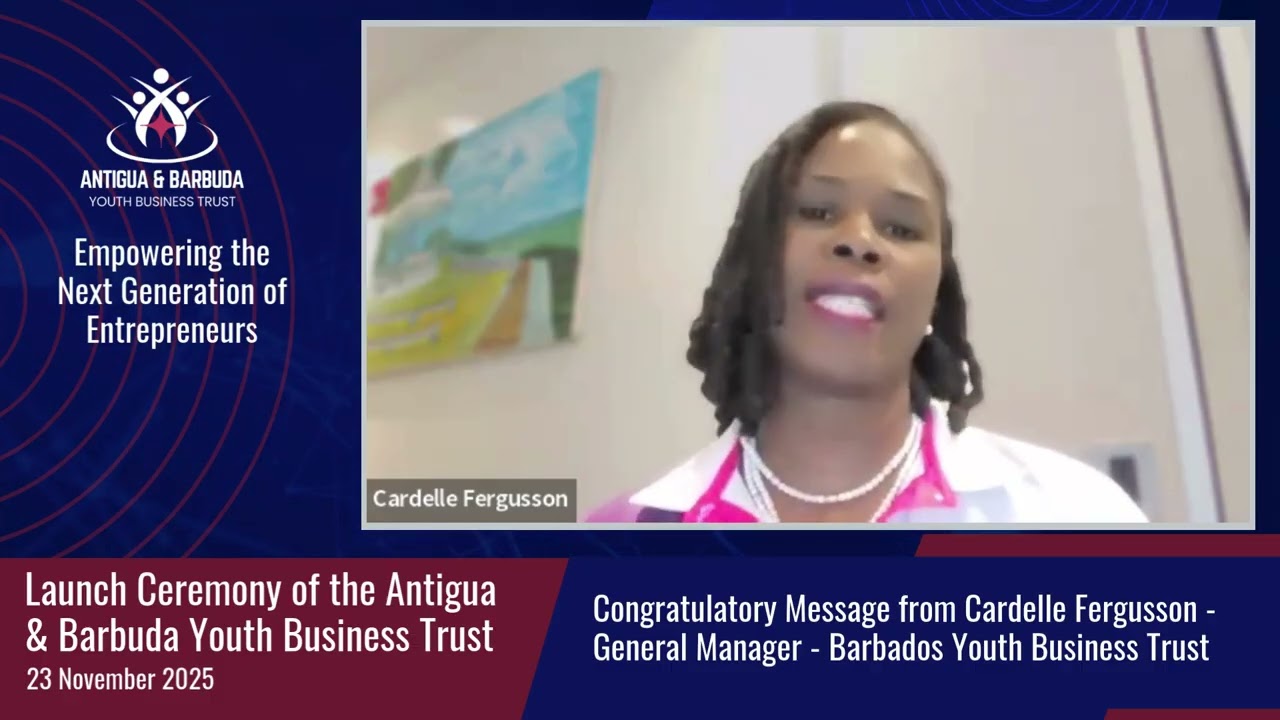 ABYBT Launch - Congratulatory Message - Cardelle Fergusson, General Manager, BYBT